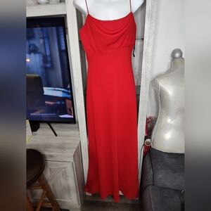 Michaelangelo Elegant Red Evening Gown SZ Small But Tag Is Not Anymore